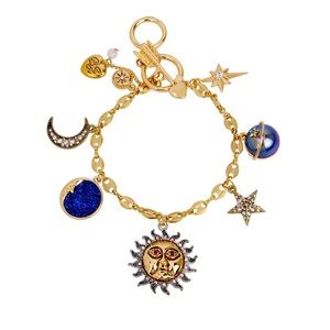 Betsey Johnson Celestial Sun Moon Bracelet